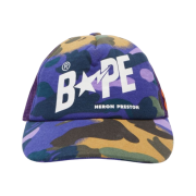 BAPE x Heron Preston Cap Camo White