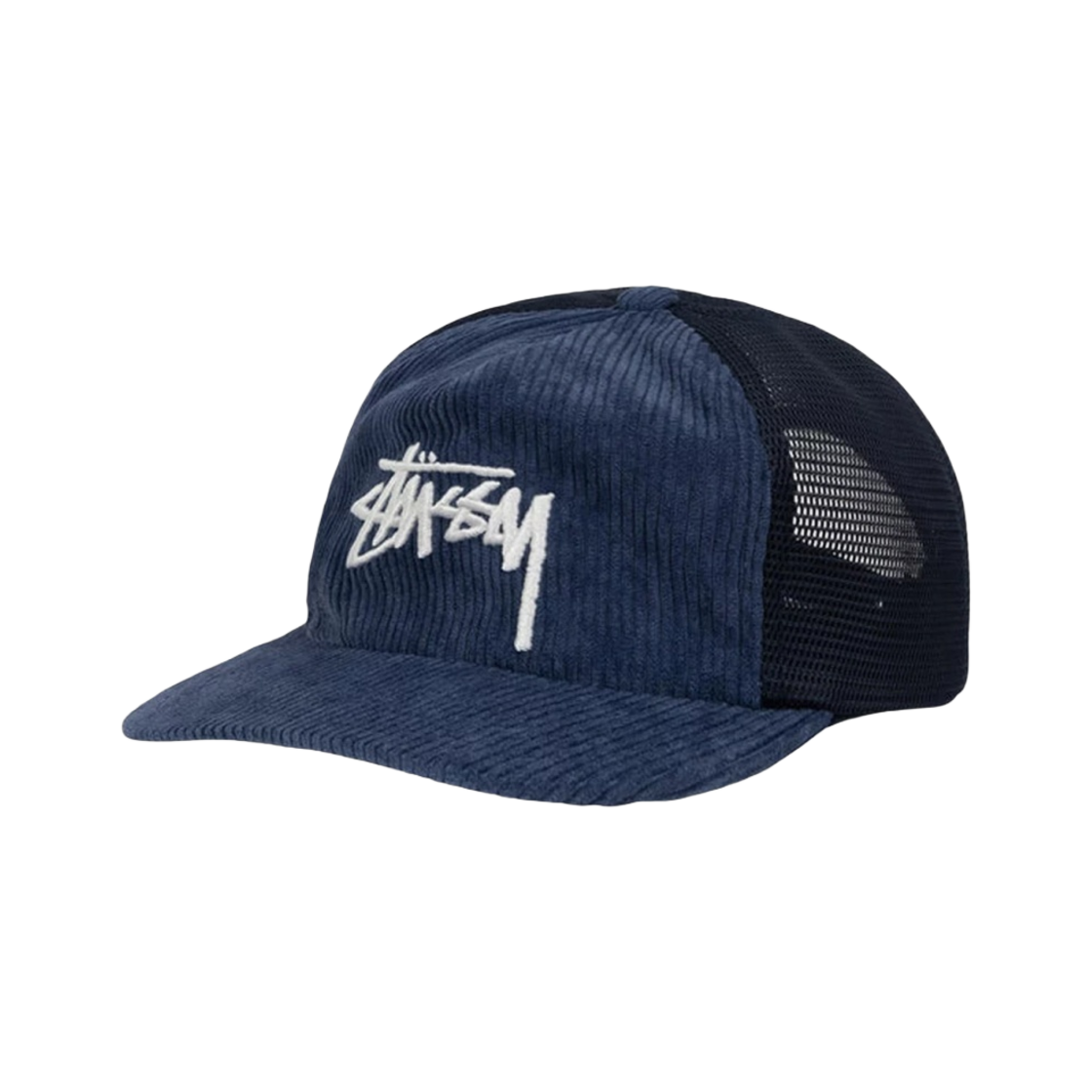 스투시 코듀로이 트러커 캡 네이비(Stussy Corduroy Trucker Cap) - 2