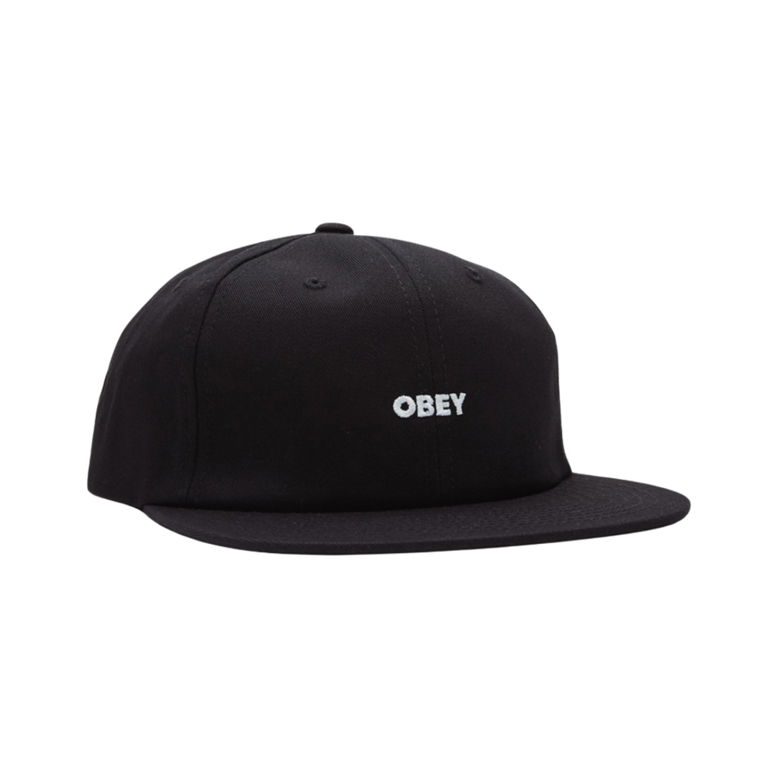 오베이 볼드 6 패널 스트랩백 블랙(Obey Bold 6-Panel Strapback Black)