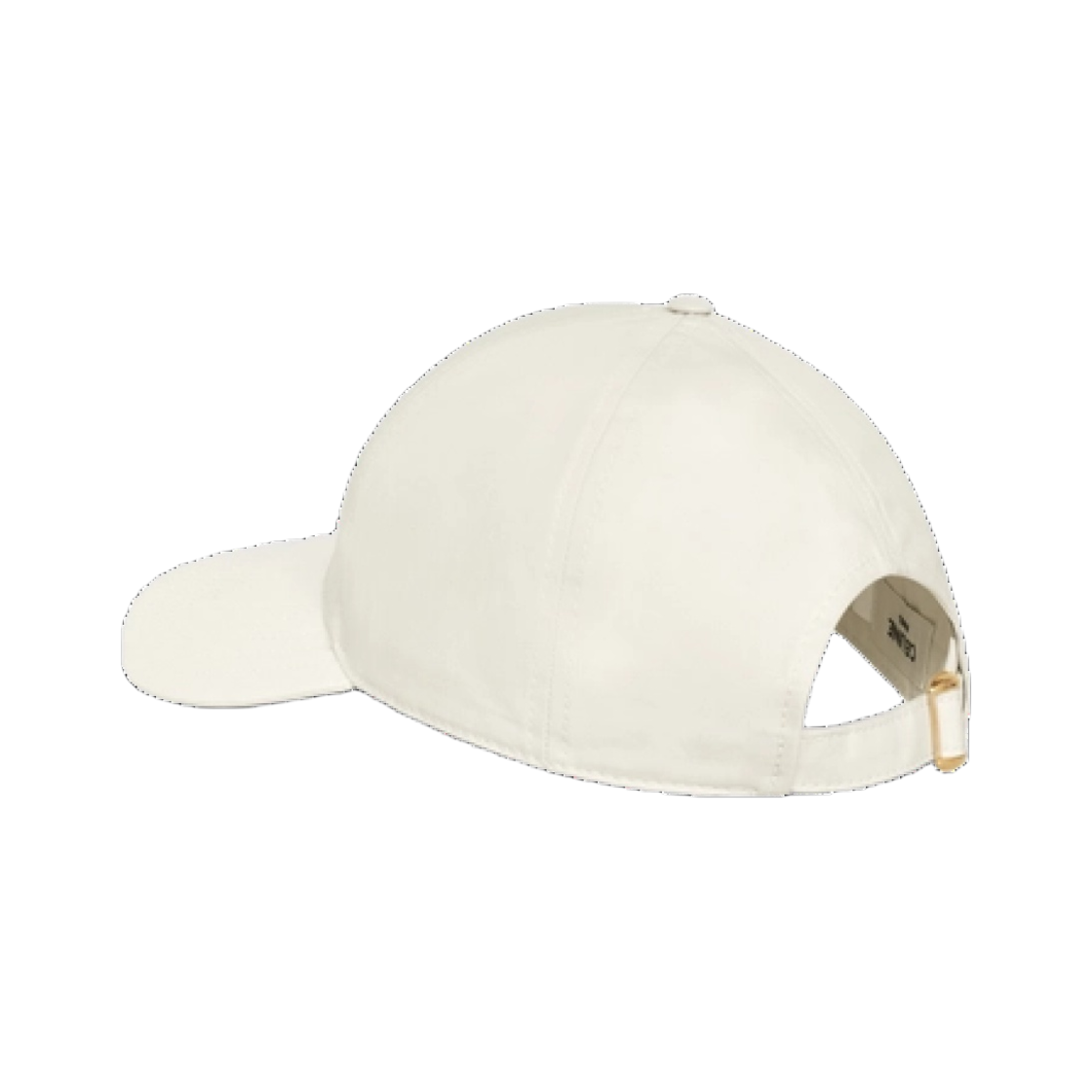 (W) 셀린느 코튼 트리옹프 베이스볼 캡 에크루((W) Celine Triomphe Baseball Cap in Cotton Ecru) - 3