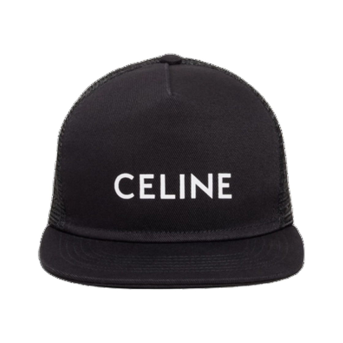 셀린느 코튼 메쉬 스냅백 캡 블랙(Celine Snapback Cap in Cotton Mesh Black) - 1