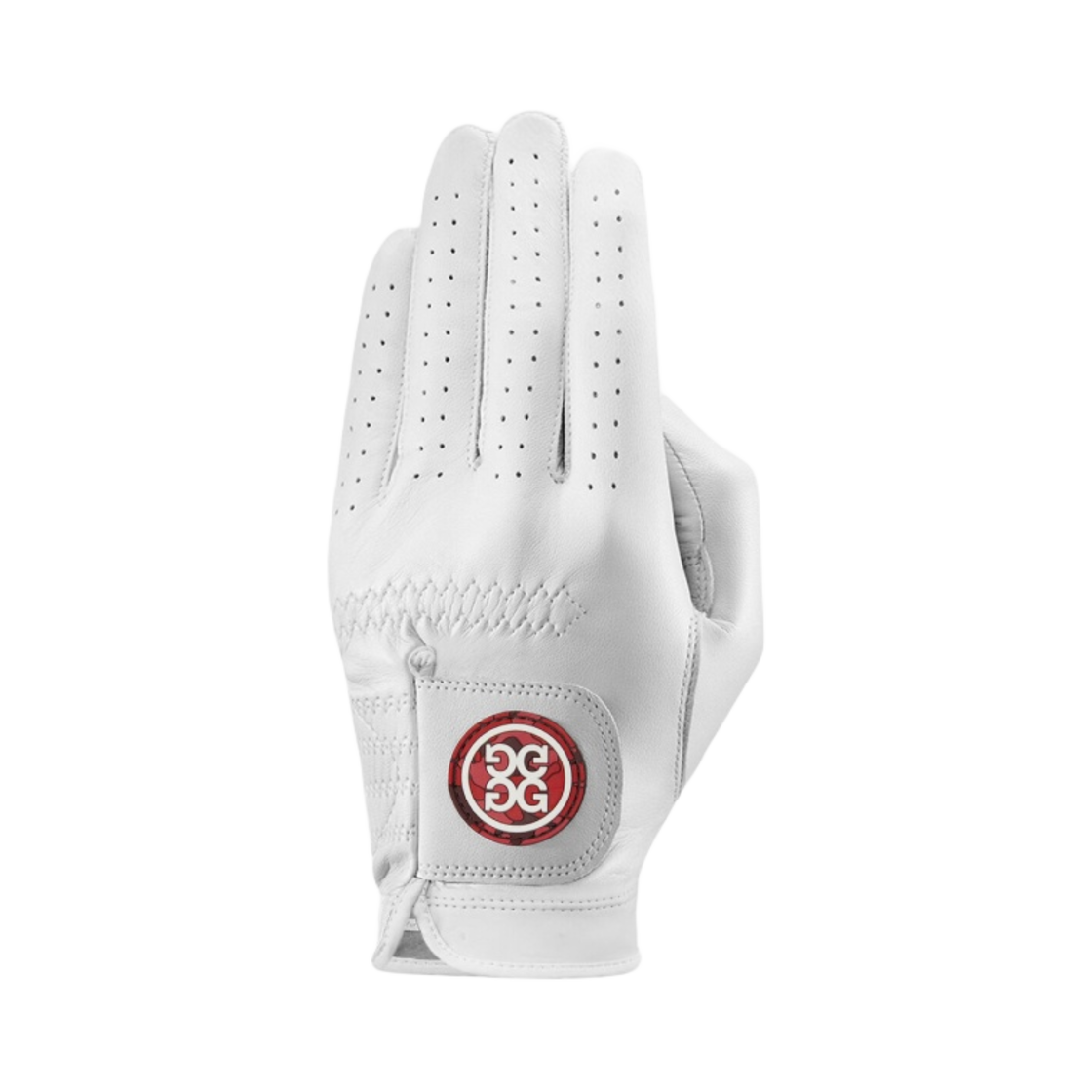 G4MS22G62 G/Fore Essential Camo Patch LH Golf Glove Snow Scarlet