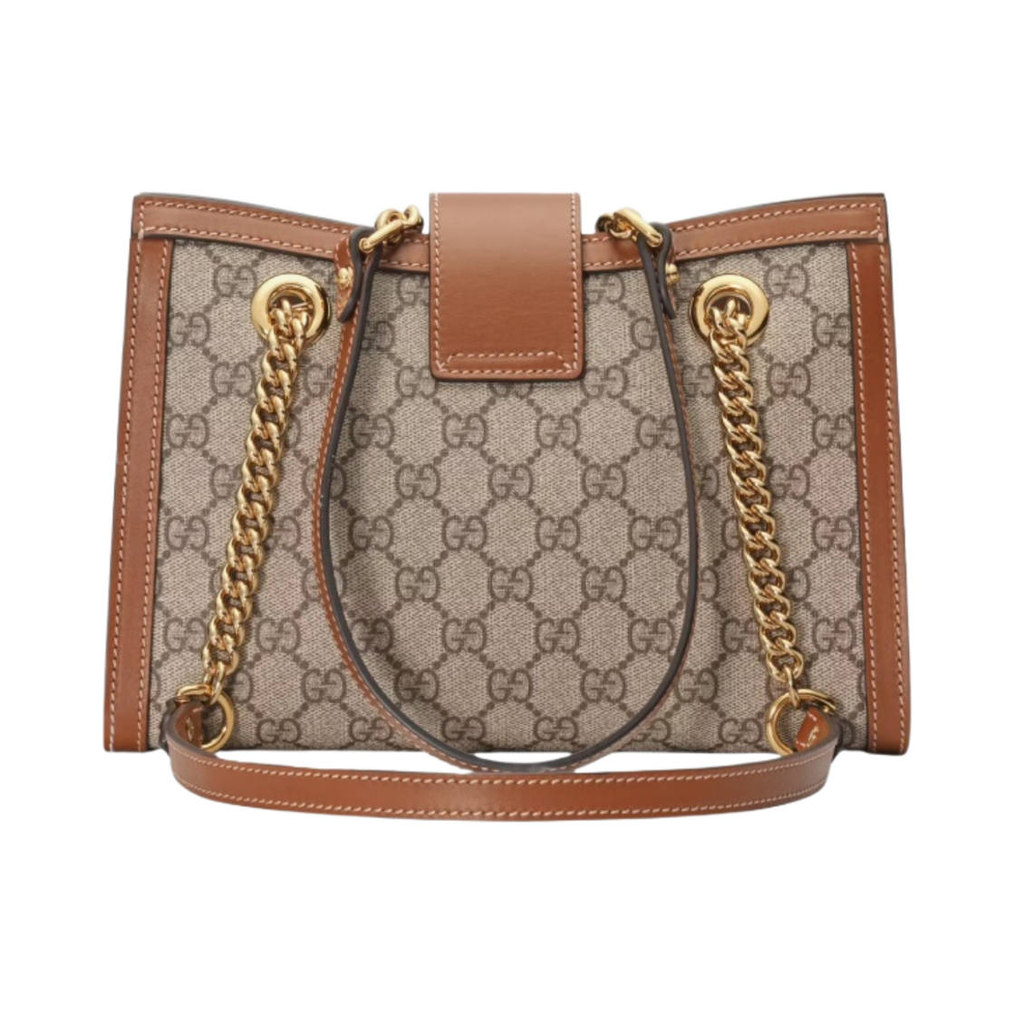구찌 패들락 스몰 GG 캔버스 숄더백 베이지 에보니 브라운(Gucci Padlock Small GG Canvas Shoulder Bag Beige Ebony Brown) - 2