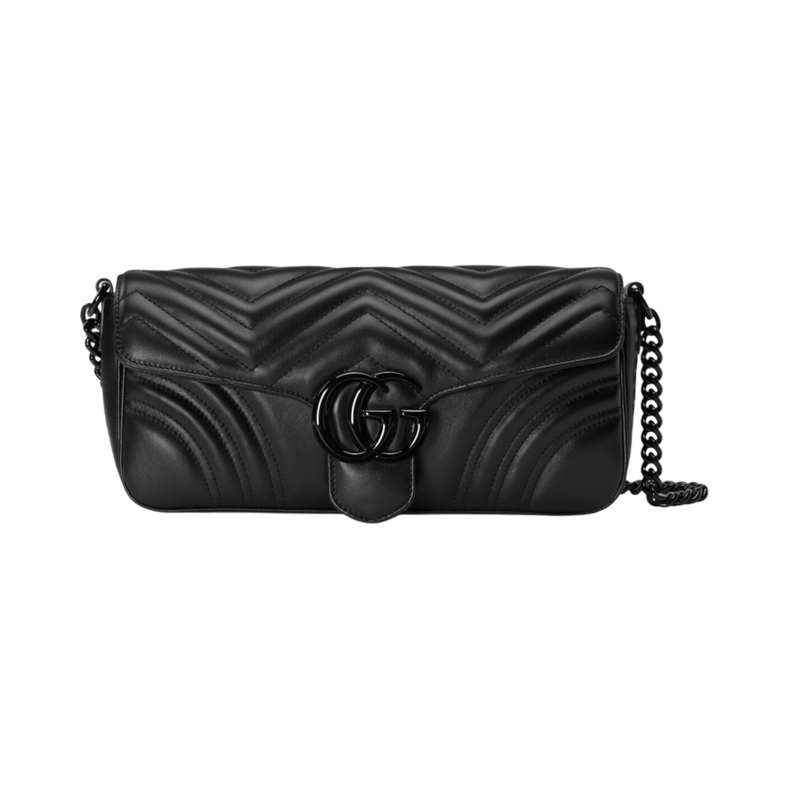 구찌 GG 마몽 숄더백 블랙(Gucci GG Marmont Shoulder Bag Black) - 1