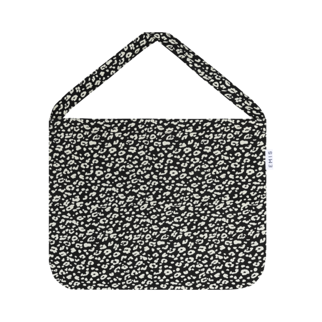 이미스 22Y 레오파드 코듀로이 에코백 블랙(Emis 22Y Leopard Corduroy Eco Bag Black)