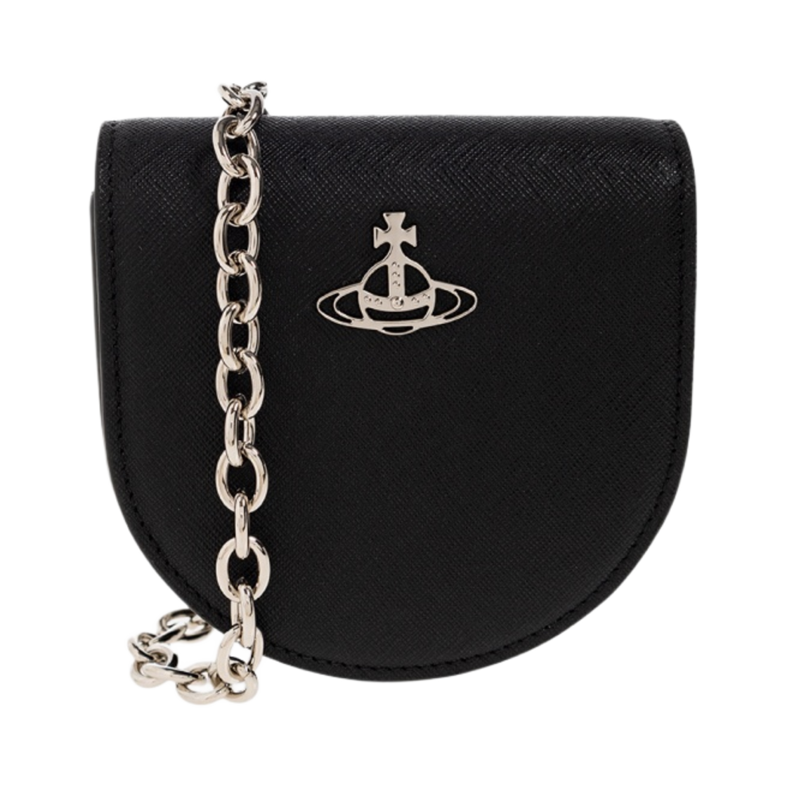 비비안 웨스트우드 나노 새들 크로스바디백 블랙(Vivienne Westwood Nano Saddle Crossbody Bag Black) - 1
