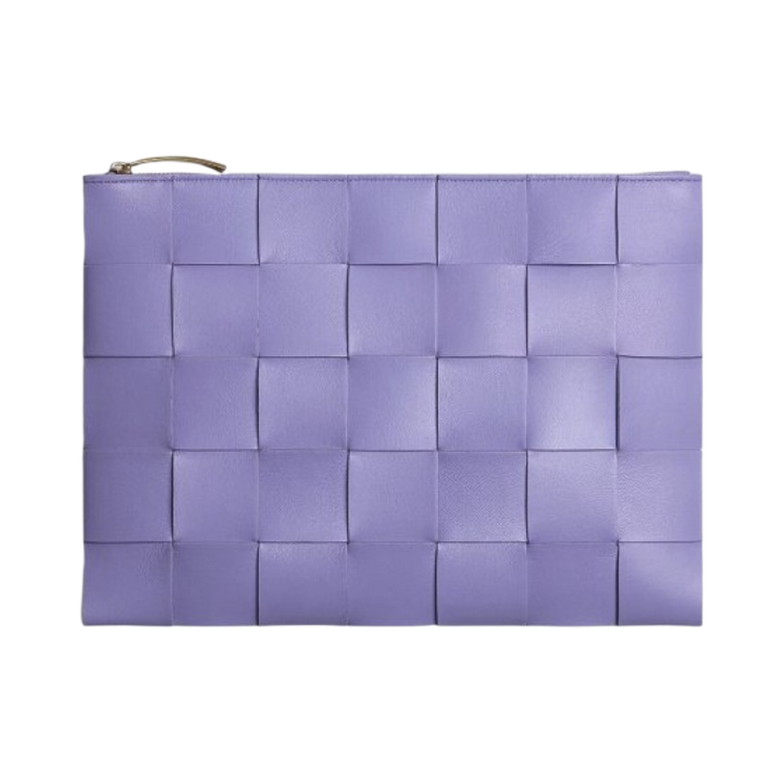 652931VCQC14215 Bottega Veneta Medium Cassette Flat Pouch Wisteria