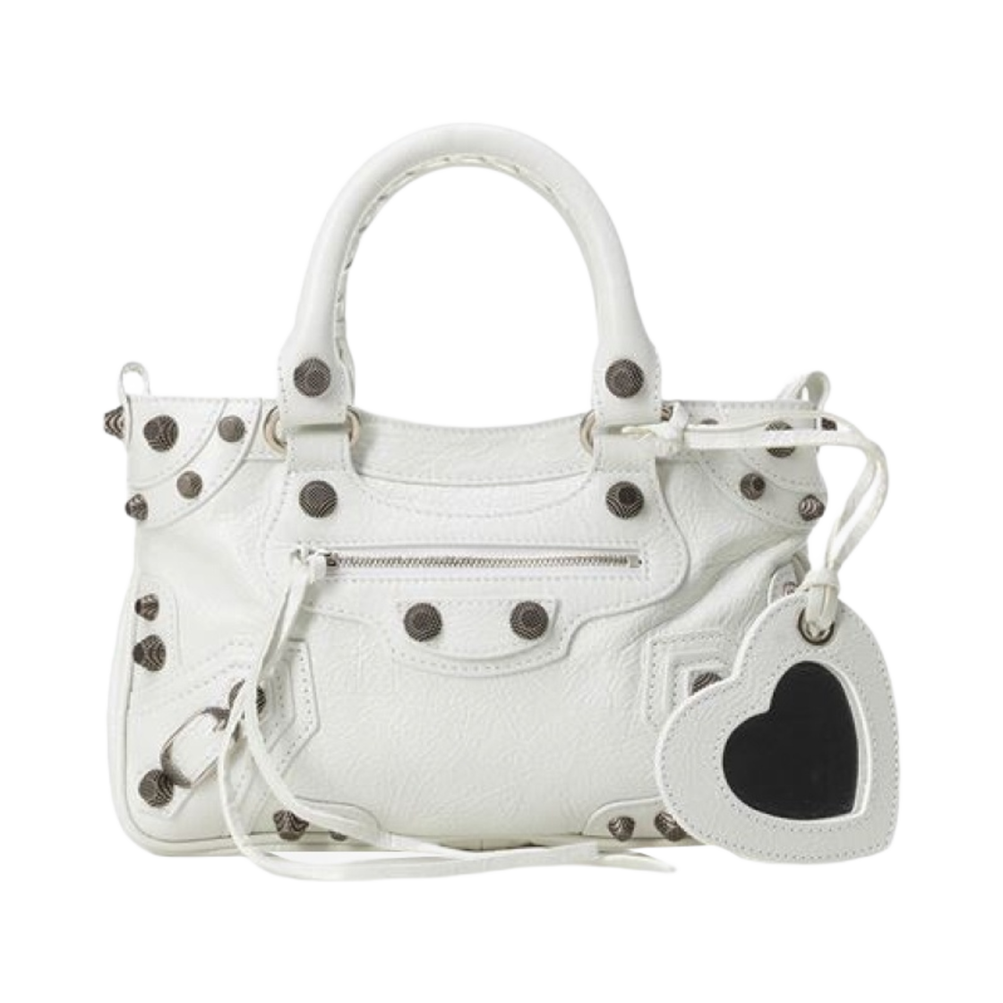 7515231VG9Y9104 Balenciaga Neo Cagole Small Tote Bag White