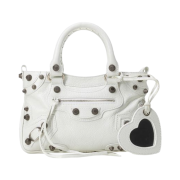 Balenciaga Neo Cagole Small Tote Bag White