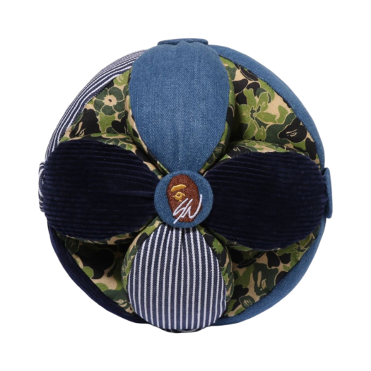 - BAPE x Sean Wotherspoon Retro Ball Cushion Blue