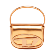 Diesel 1DR Mini Bag in Mirrored Leather Orange