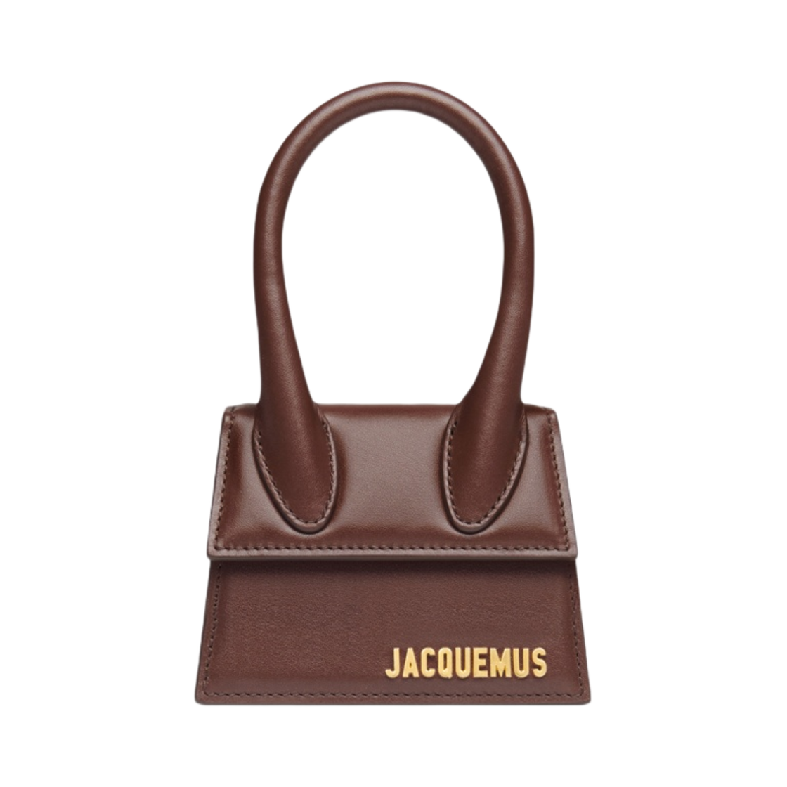 자크뮈스 르 치키토 시그니쳐 미니 핸드백 미드나잇 브라운