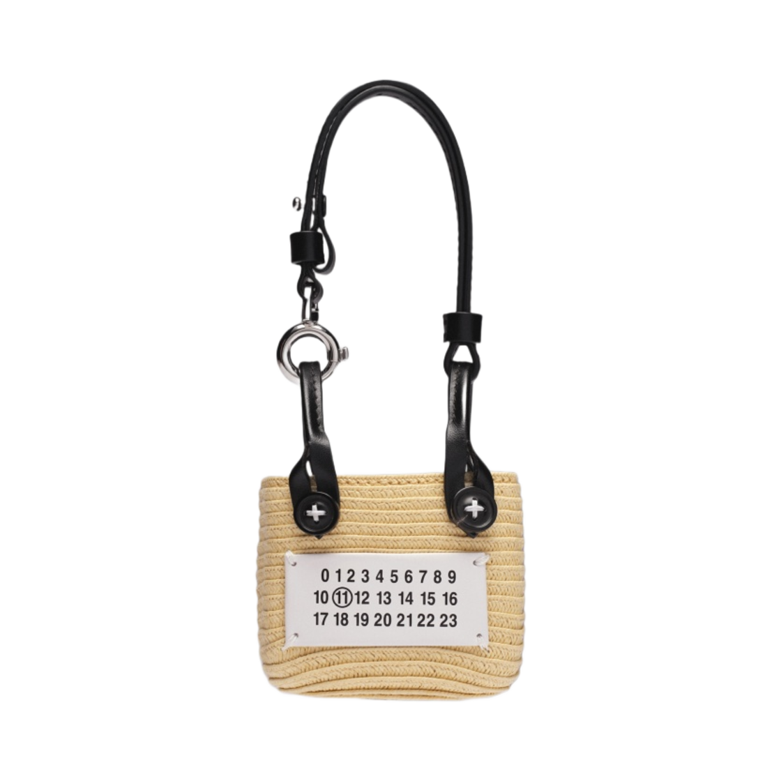 ハンドバッグ MAISON MARGIELA CELLULOSE WEAVE MICRO BAG 메종 마르지엘라 셀룰로스 위브 마이크로백 화이트 | Maison