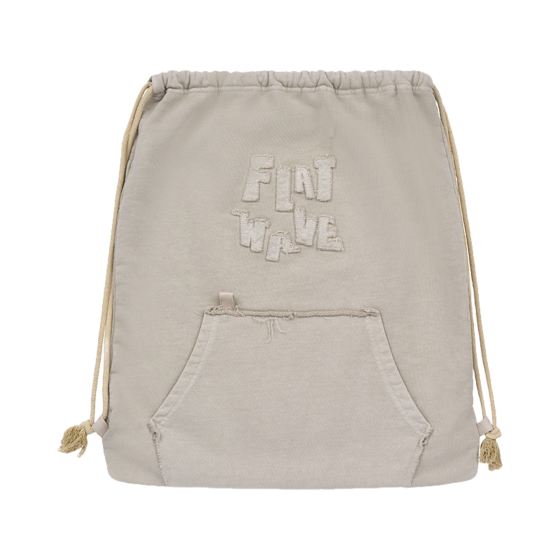Momona Backpack Beige Flatwave in Seoul Momona Pigments String Backpack Beige