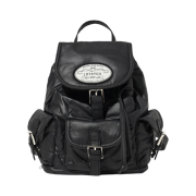 LOTS YOU Nostalgia Chubby Backpack Black