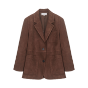 (W) On&On Suede Jacket Brown