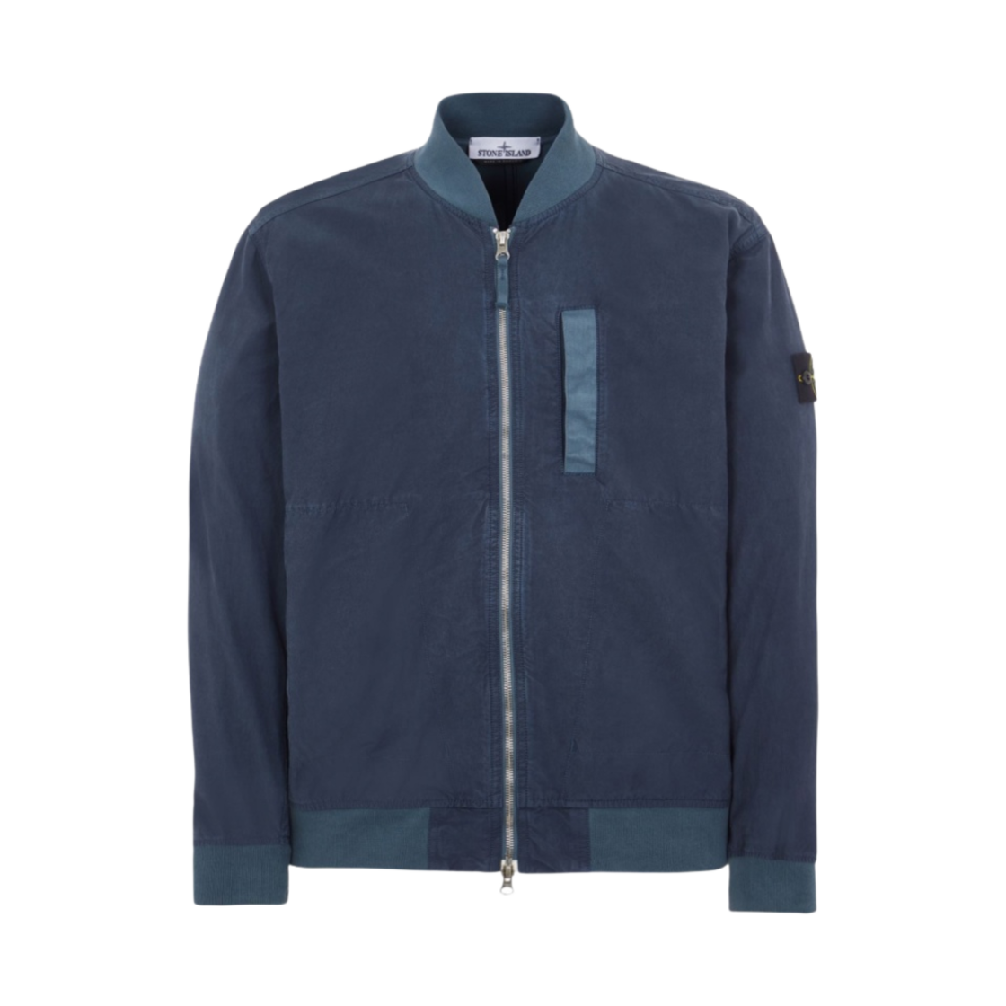 781542629-V0024 Stone Island 42629 Cupro Cotton Twill TC Jacket Avio Blue - 23SS