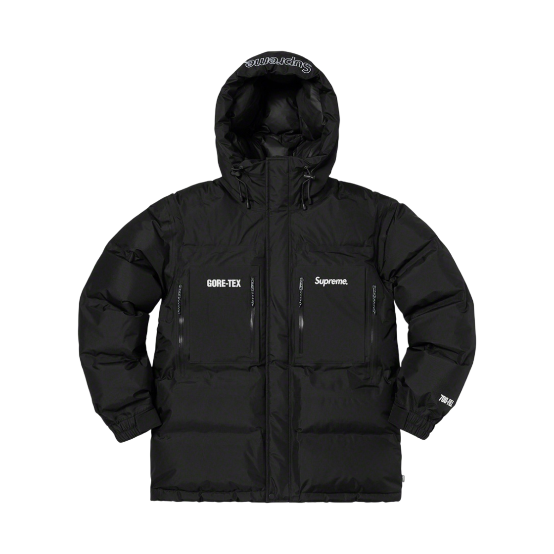 슈프림 고어텍스 700-필 다운 파카 블랙 - 19FW