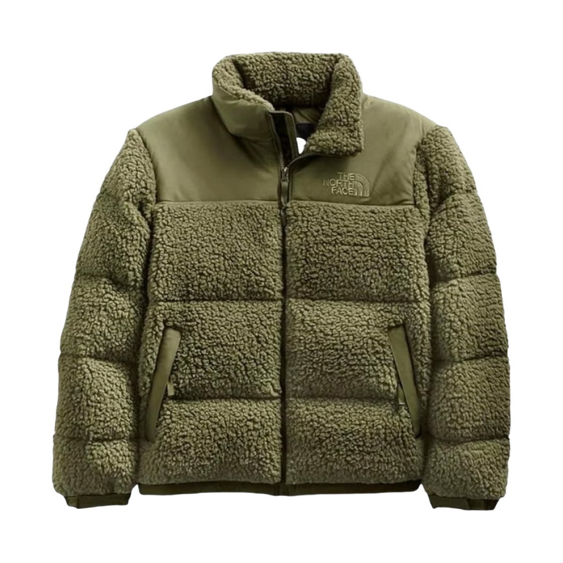 NJ1DN61C/NF0A5A847D6 The North Face Sherpa Nuptse Jacket Burnt Olive