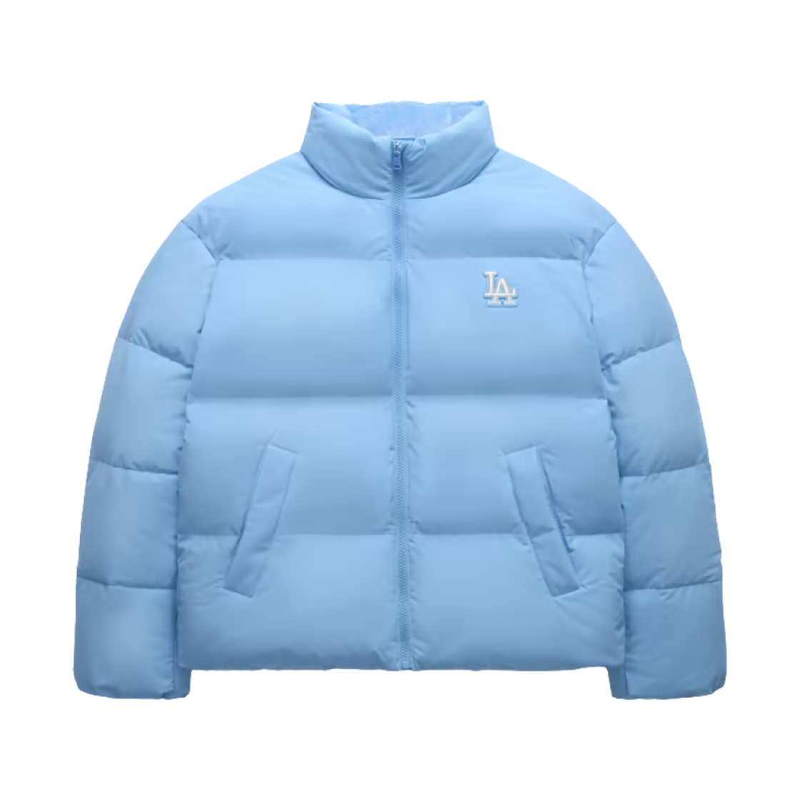 MLB 커브 푸퍼 자켓 LA 다저스 스카이 블루(MLB Curve Puffer Jacket LA Dodgers Sky Blue)