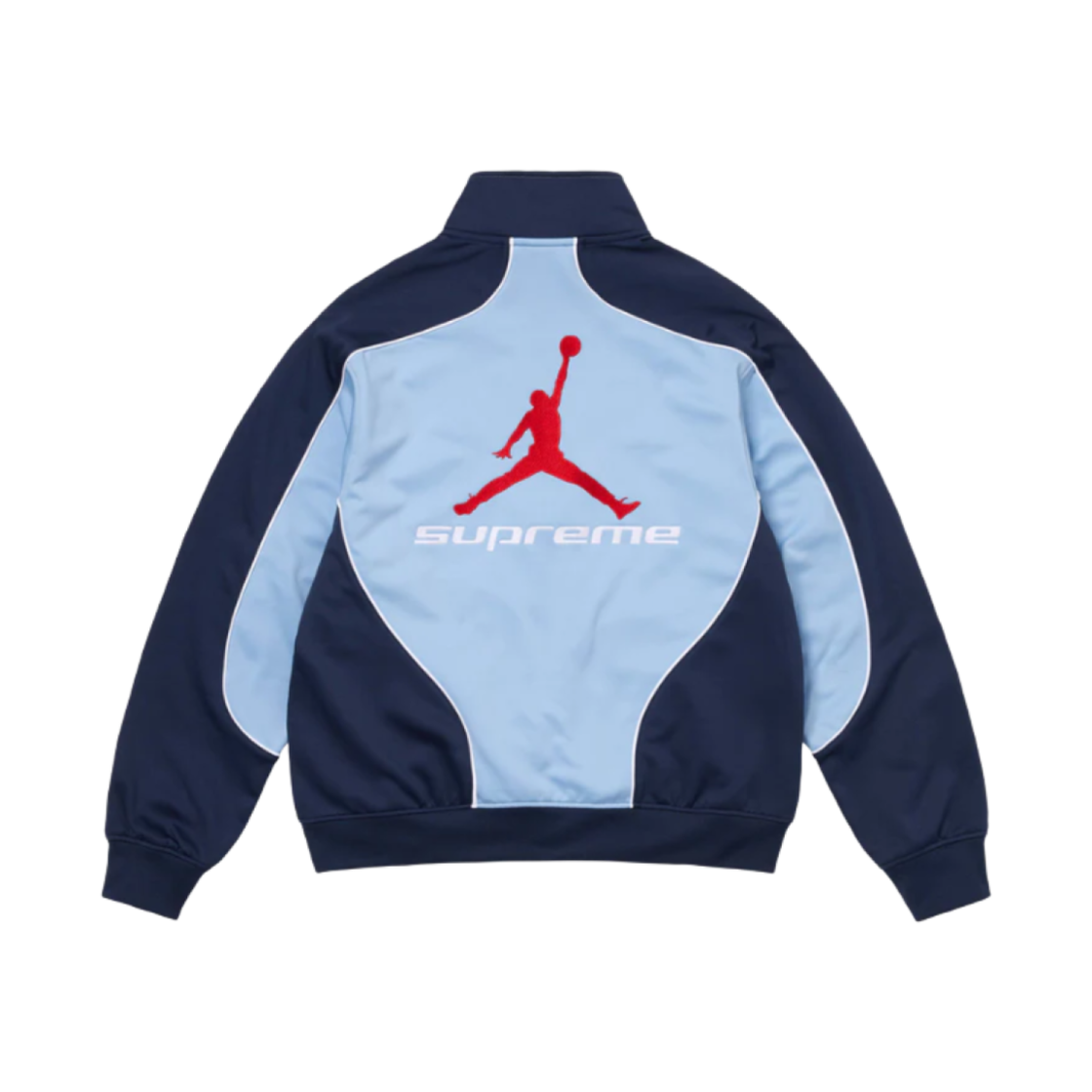 슈프림 x 조던 트리콧 트랙 자켓 라이트 블루 - 24FW(Supreme x Jordan Tricot Track Jacket Light Blue - 24FW)