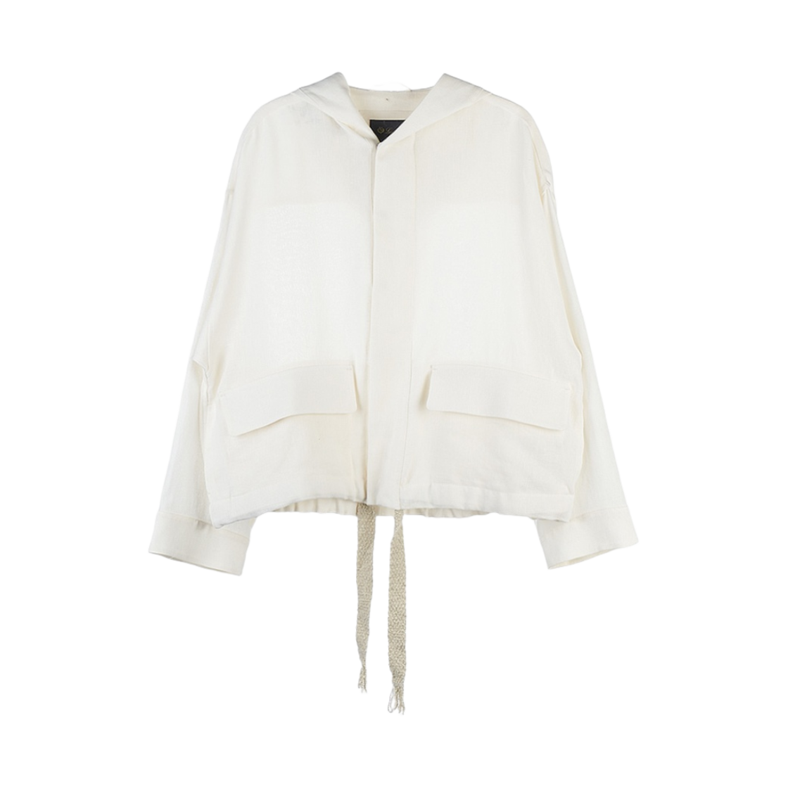 (W) 로로 피아나 볼마르 자켓 리넨 화이트((W) Loro Piana Volmar Jacket Linen White) - 1