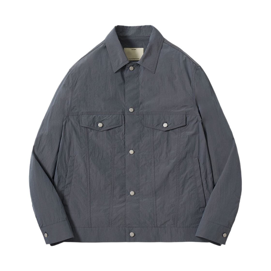 포터리 나일론 트러커 자켓 차콜(Pottery Nylon Trucker Jacket Charcoal)