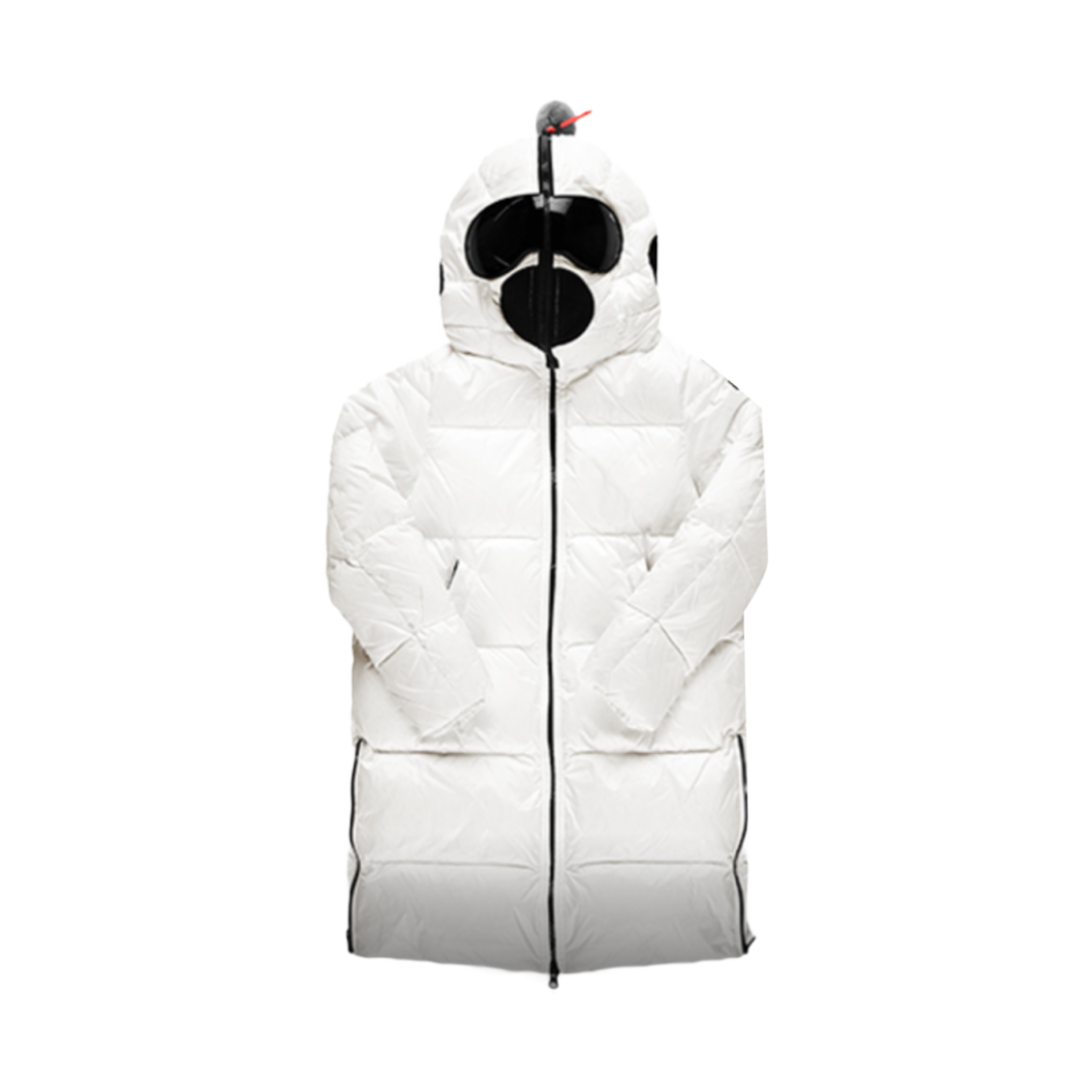 CG621BKJ401 (Kids) AI Riders Ripstop Goggle Long Down Jacket White