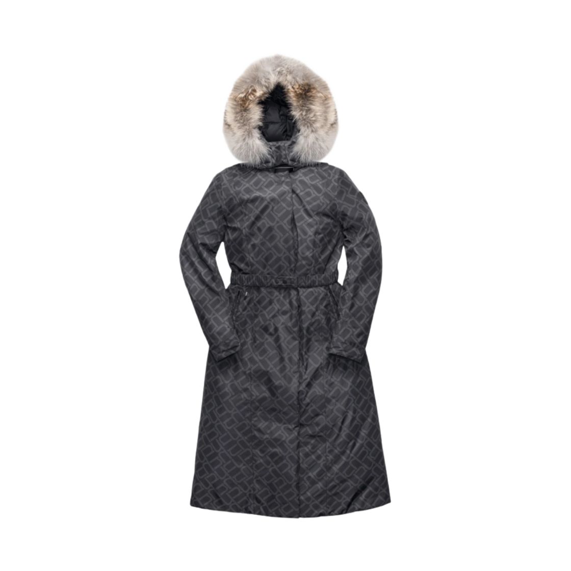 (W) 노비스 셀레스트 더스터 파카 다크 모노그램((W) Nobis Celest Duster Parka Dark Monogram)