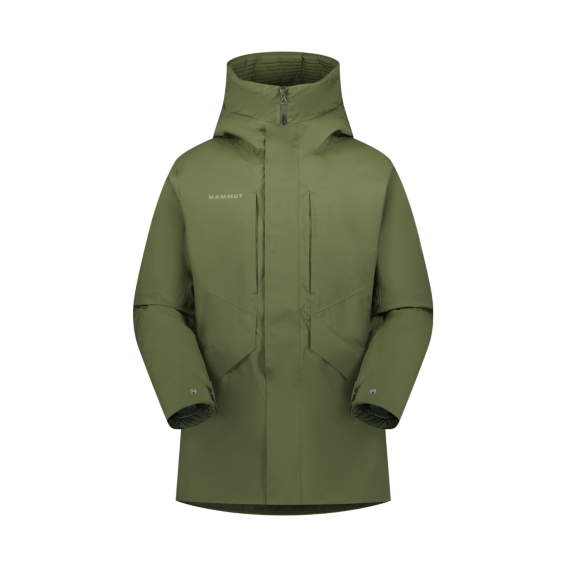 M11D4JD001-KH Mammut Floeberg HS Thermo Hooded Coat Kahki - Asian Fit