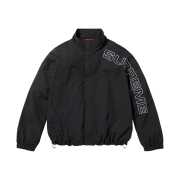 Supreme Spellout Embroidered Track Jacket Black - 23FW