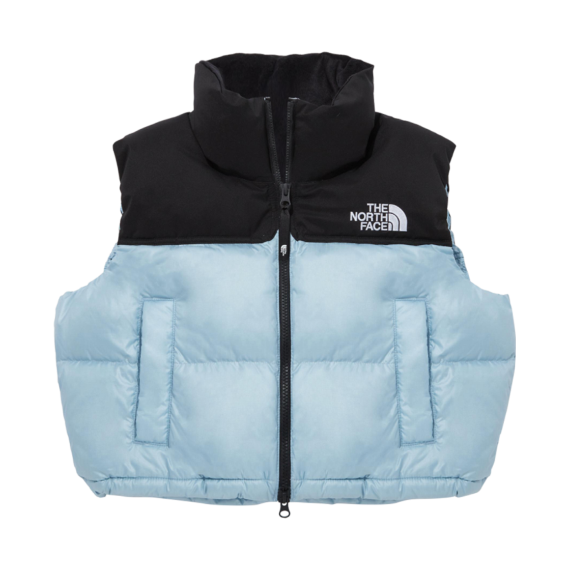 (W) 노스페이스 화이트 라벨 노벨티 눕시 다운 베스트 베이비 블루((W) The North Face White Label Novelty Nuptse Down Vest Baby Blue)