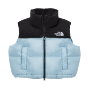 (W) The North Face White Label Novelty Nuptse Down Vest Baby Blue