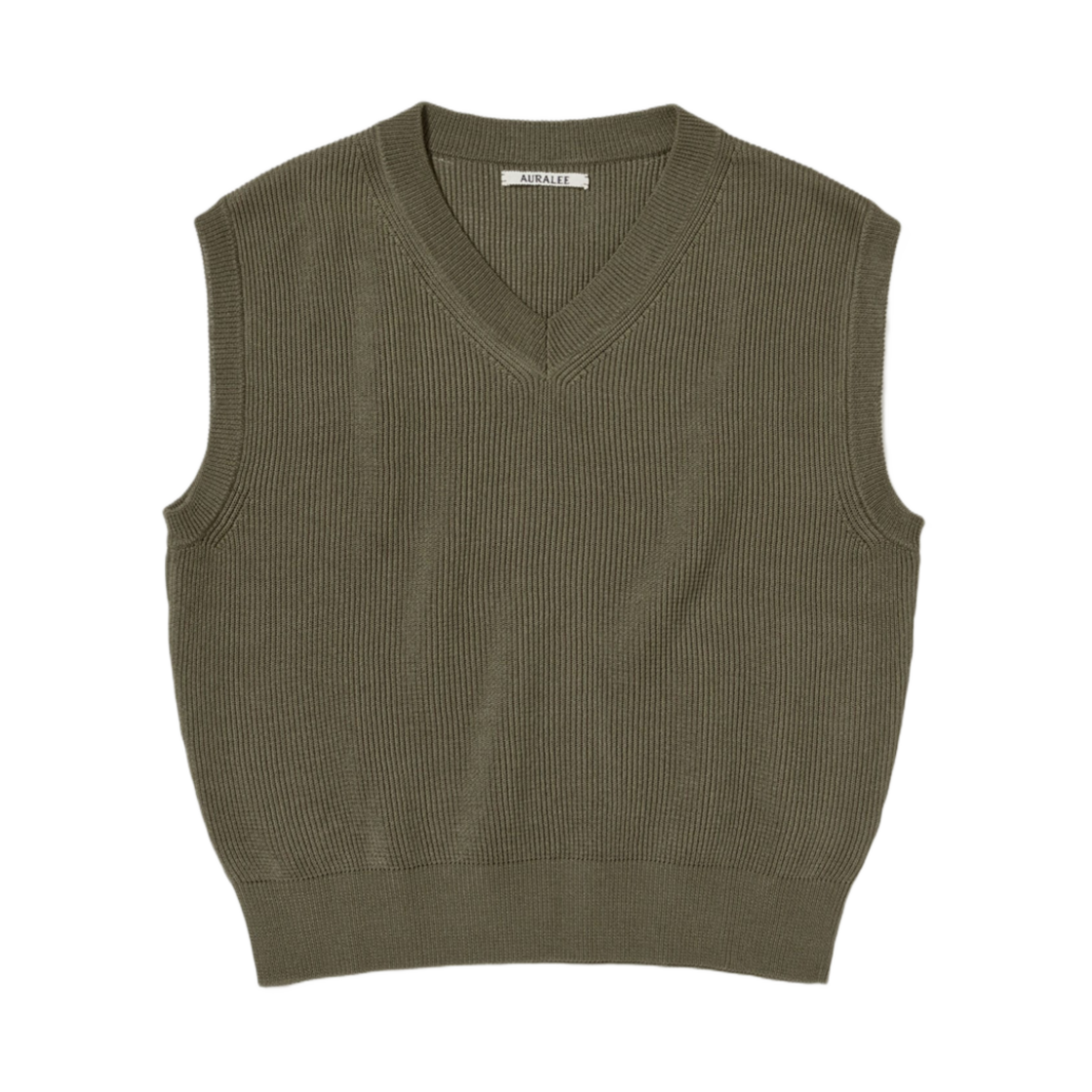 AURALEE DSMG Suri Alpaca Mohair Vest AURALEE High Twist Wool Knit