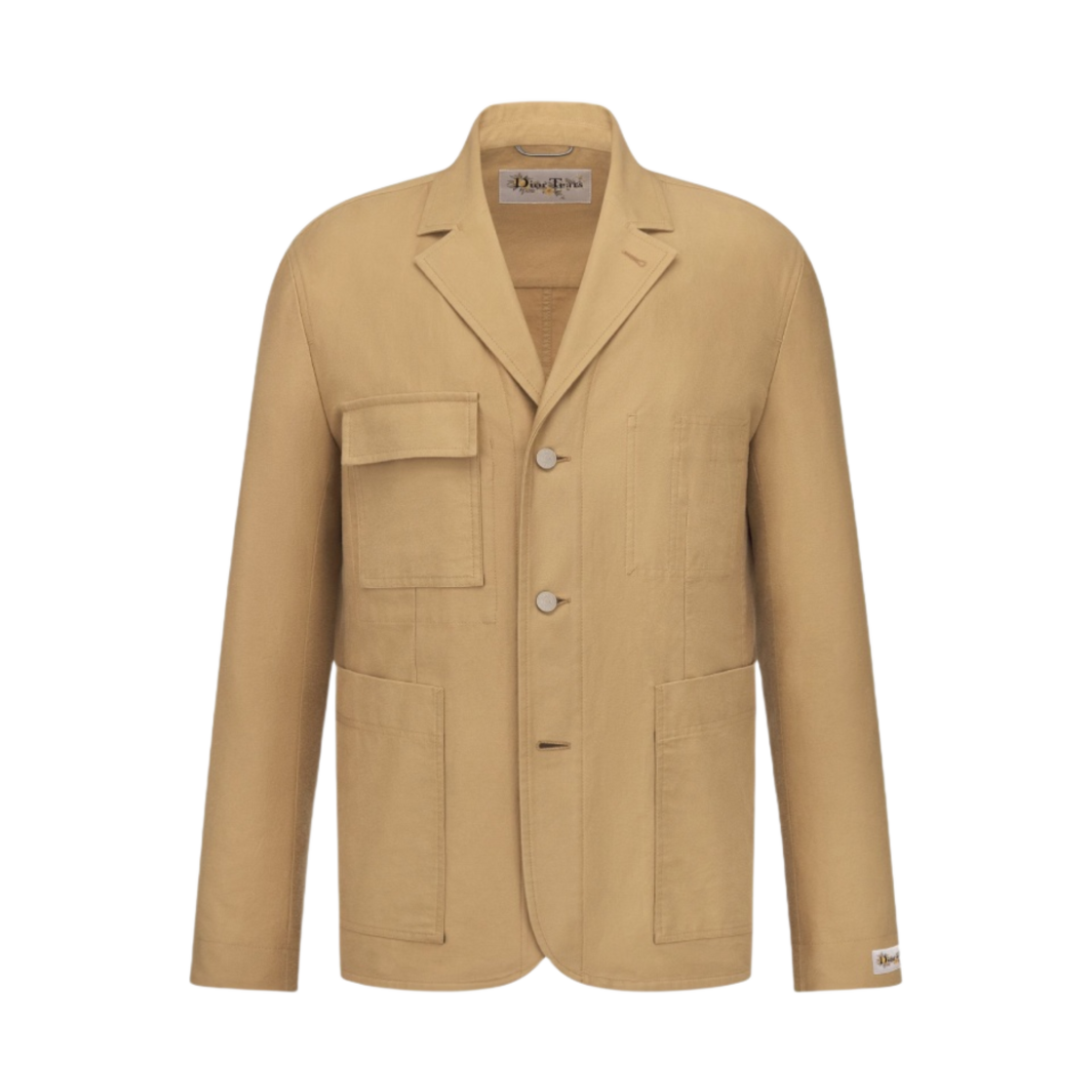 디올 x 데님 티어스 디올 티어스 워크웨어 코튼 트윌 자켓 베이지(Dior x Denim Tears Dior Tears Workwear Cotton Twill Jacket Beige) - 1