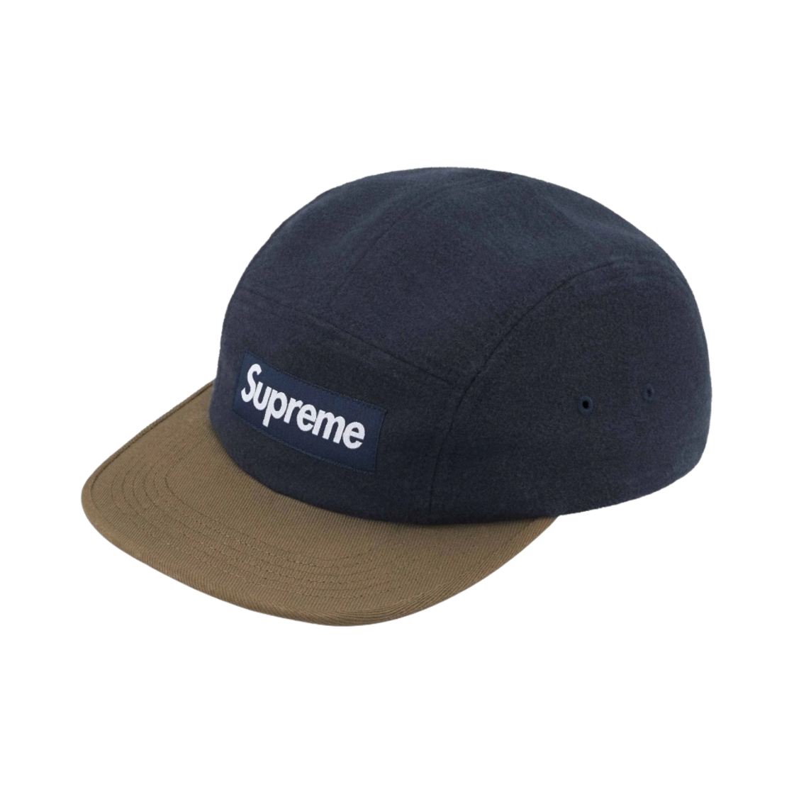 슈프림 투톤 캠프캡 네이비 - 23FW