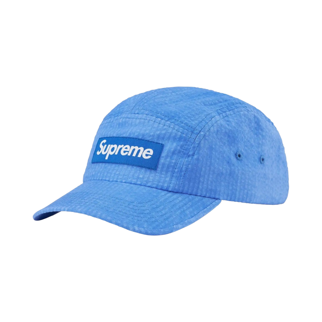 슈프림 워시드 시어서커 캠프캡 블루 - 22SS(Supreme Washed Seersucker Camp Cap Blue - 22SS) - 1