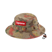 Supreme Washed Canvas Boonie Tan Camo - 24SS