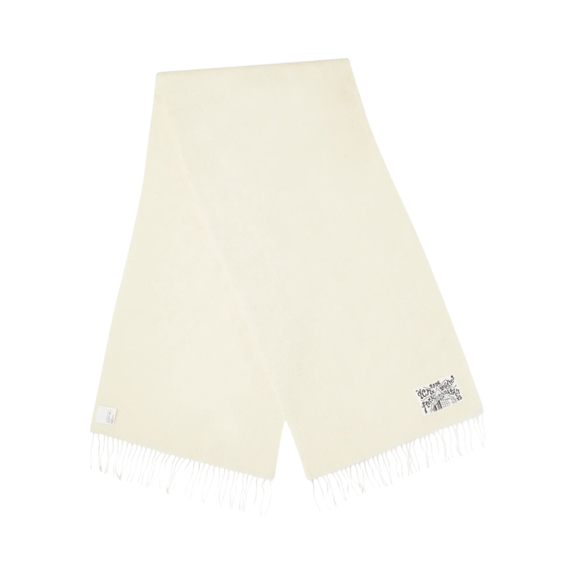 CA0277-DBG Acne Studios Vivy Muffler Cream White