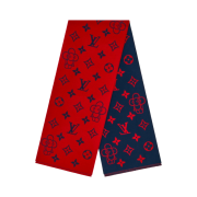 Louis Vuitton Monogram Vivienne Muffler Red