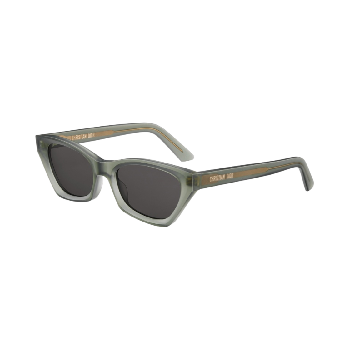(W) 디올 디올미드나잇 B1I 버터플라이 선글라스 그린 매트((W) Dior Diormidnight B1I Butterfly Sunglasses Green Matte) - 1