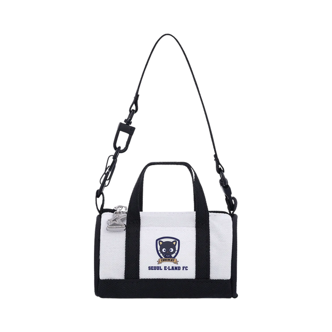 K 리그 x 산리오 캐릭터즈 2025 백 타입 가방 고리 초코캣 서울 이랜드 FC 화이트(K League x Sanrio Characters 2025 Bag Type Bag Hook Chococat Seoul E-Land FC White)