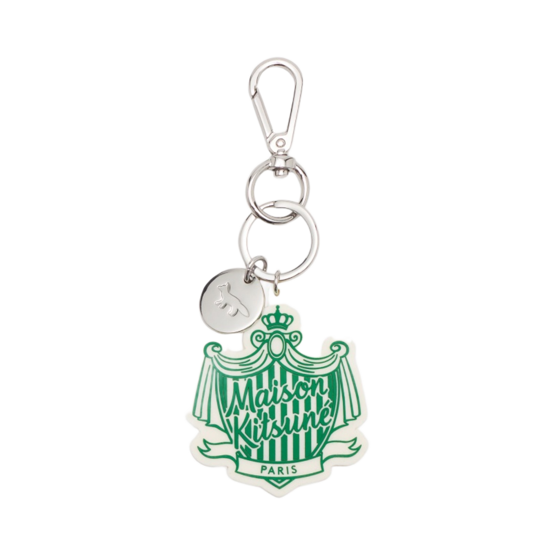 메종 키츠네 메종 키츠네 크레스트 키링 멀티코 디자인(Maison Kitsune Maison Kitsune Crest Keyring Multico Design) - 1