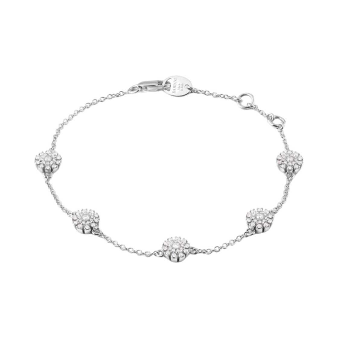 다미아니 마르게리타 다이아몬드 브레이슬릿 화이트 골드(Damiani Margherita Diamonds Bracelet White Gold)