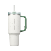 Starbucks 24 SS Stanley Green Pebble Quencher Tumbler 1183ml