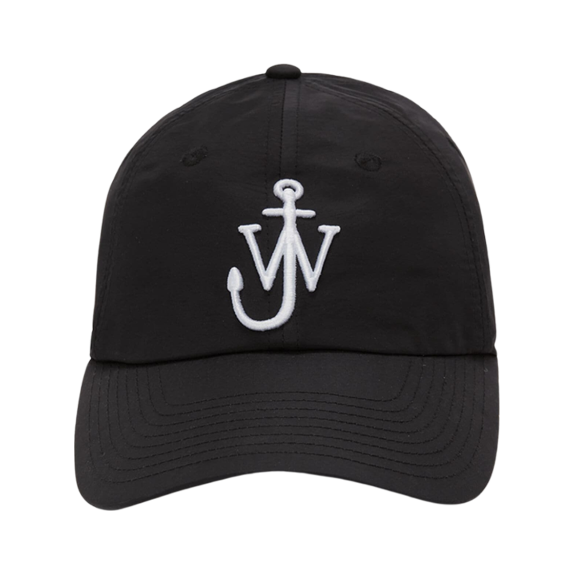 (W) JW 앤더슨 앵커 로고 베이스볼 캡 블랙((W) JW Anderson Baseball Cap With Anchor Logo Black)