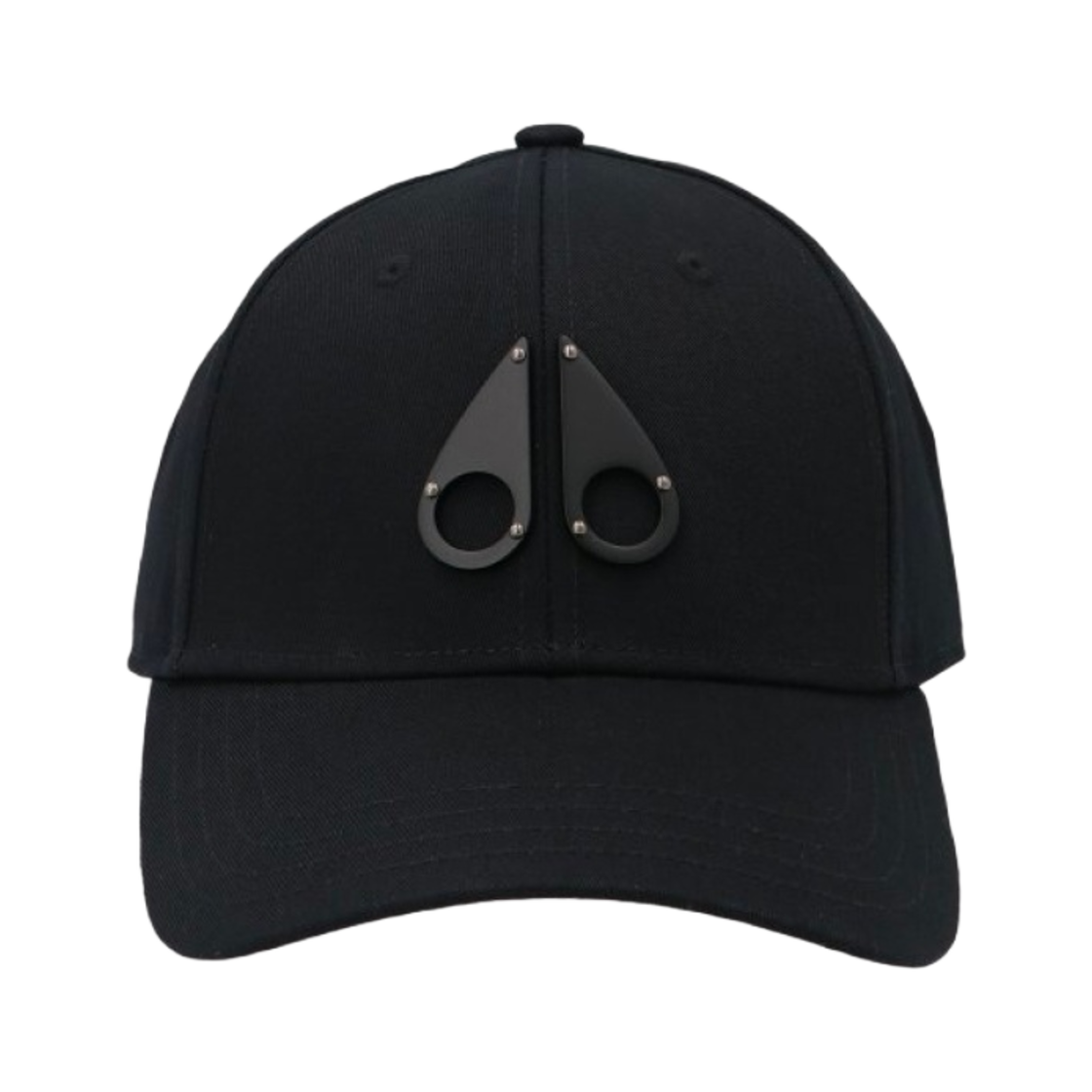 무스너클 블랙 로고 아이콘 캡 블랙 블랙(Moose Knuckles Logo Icon Cap Black Black Logo)