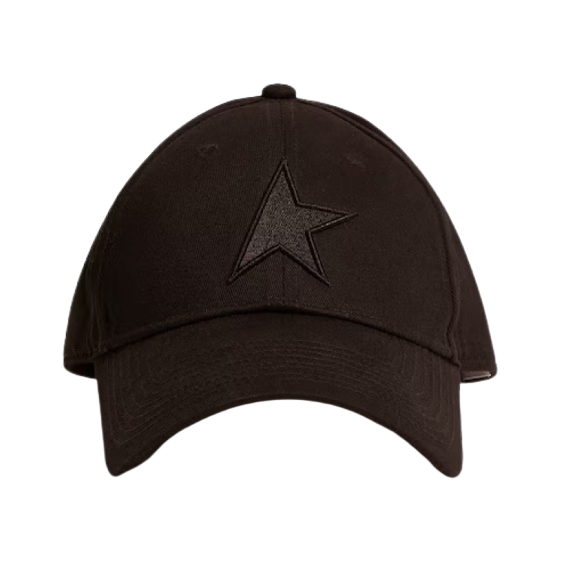 GUP01038-P000597-90100 Golden Goose Baseball Cap with Star Black