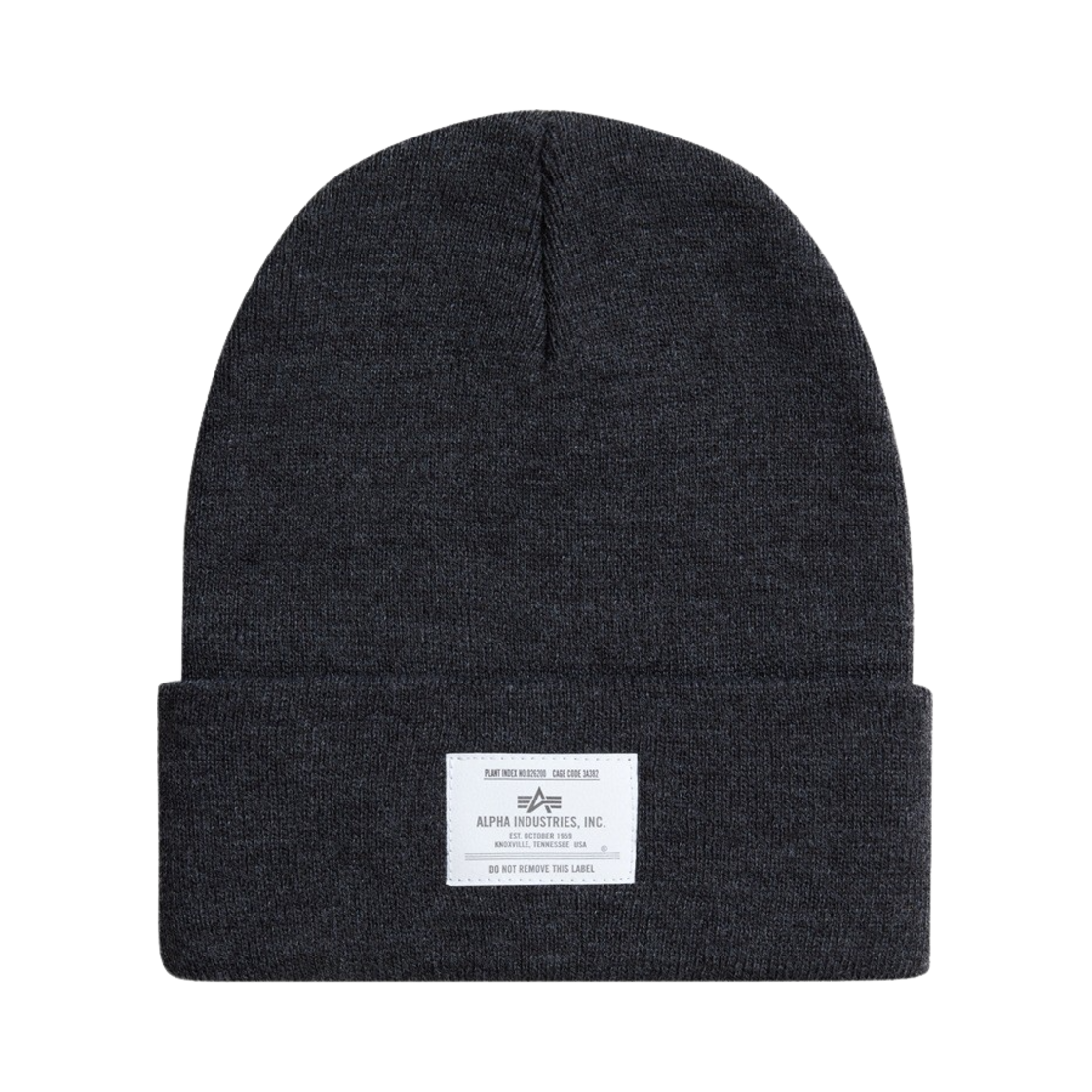 AICOI0000013DCH ALPHA INDUSTRIES Essential Beanie Dark Charcoal Heather