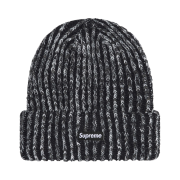 Supreme Rainbow Loose Gauge Beanie Black - 24FW